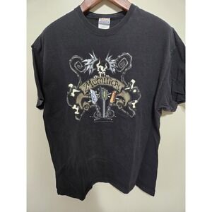 Vintage Metallica Shirt Band Tee Y2K Tour Shirt Guitar Hero Art Size XL 2007